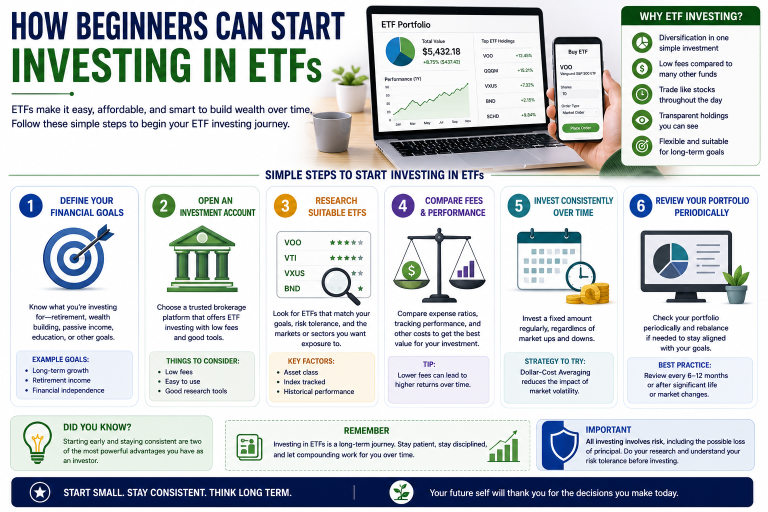 Beginner starting an ETF investment journey